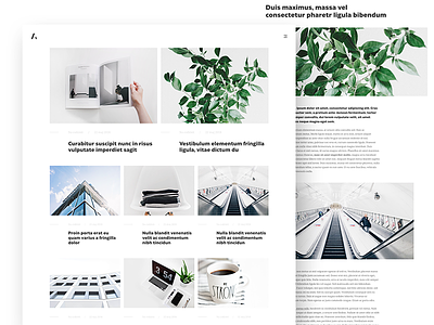 Agressiva Blog - new concept blog bloger design minimalizm pandify theme webdesign white wordpress