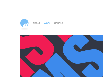 New website mock-up blue bright website