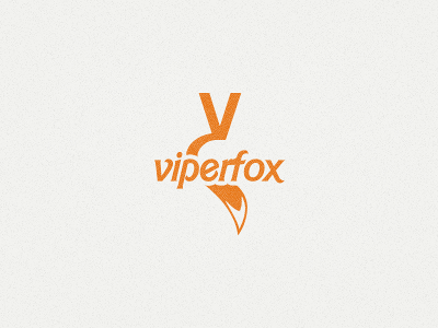 Viperfox logo fox logo orange viper