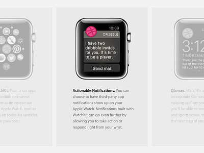 Two Dribbble Invites. Apple Watch Event Tribute apple contest dribbble invite watch