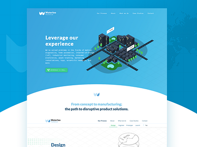 Waterloo illustration interaction design ui design web design