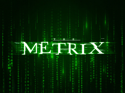 THE MATRIX | Text Effect- Photoshop Template 3d 3d text cyberpunk design fanart film graphic design logo mockup photoshop psd sci fi template text effect the matrix