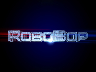 ROBOCOP | Text Effect- Photoshop Template 3d 3d text classic design fanart files film logo mockup photoshop police psd remake robocop sci fi template