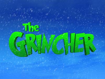 THE GRINCH | Text Effect- Photoshop Template