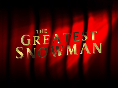 THE GREATEST SHOWMAN | Text Effect - Photoshop Template