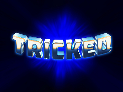 TRICKED | Text Effect - Photoshop Template