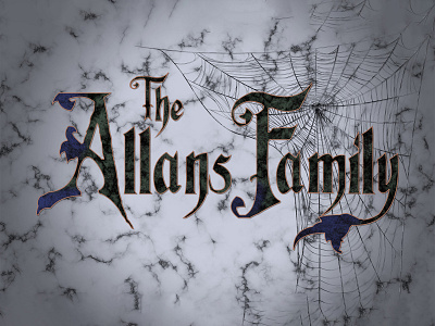 THE ADDAMS FAMILY | Text Effect - Photoshop Template 3d 3d text download file film gothic horror logo mockup movie photoshop psd template text effect the addams faily