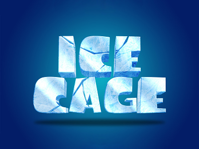 ICE AGE | Text Effect - Photoshop Template