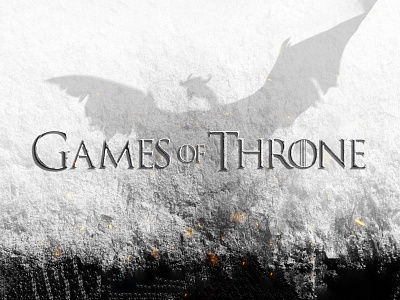 GAME OF THRONES | Text Effect - Photoshop Template