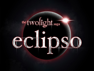 TWILIGHT: ECLIPSE | Text Effect - Photoshop Template