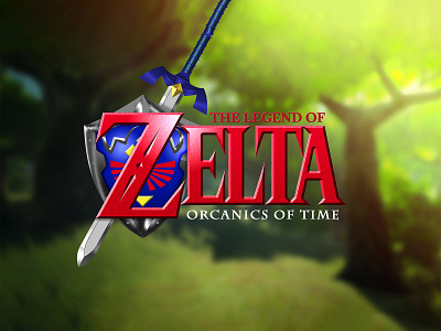 LEGEND OF ZELDA | Text Effect - Photoshop Template 3d 3d text classic design download fantasy file game game boy link logo mockup nintendo photoshop psd snes template video game zelda