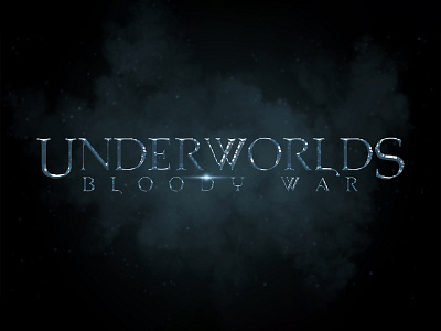 UNDERWORLD: BLOOD WARS | Text Effect - Photoshop Template 3d 3d text cinematic design download file film horror logo mockup movie photoshop psd template underworld vampire werewolf