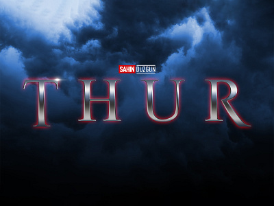 THOR | Text Effect - Photoshop Template