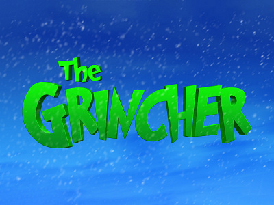 THE GRINCH | Text Effect - Photoshop Template 3d 3d text animation christmas cinematic comedy design download file film logo mockup movie photoshop psd template the grinch