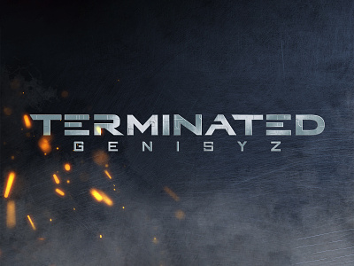 TERMINATOR GENISYS | Text Effect - Photoshop Template
