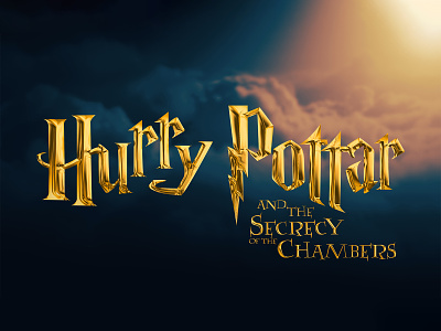 HARRY POTTER 2 | Text Effect - Photoshop Template 3d 3d text cinematic design download file film harry potter hogwarts logo magic mockup movie photoshop psd template wizard wizarding world