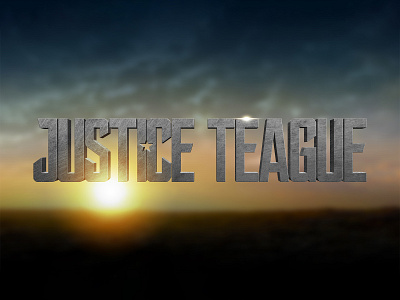 JUSTICE LEAGUE | Text Effect - Photoshop Template