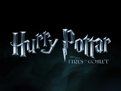 HARRY POTTER 4 | Text Effect - Photoshop Template 3d 3d text cinematic design download file film harry potter hogwarts logo magic mockup movie photoshop psd template voldemort wizard