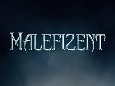 MALEFICENT | Text Effect - Photoshop Template 3d 3d text aurora cinematic design disney download fairy fantasy file film logo maleficent mockup movie photoshop psd template