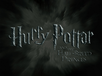 HARRY POTTER 6 | Text Effect - Photoshop Template