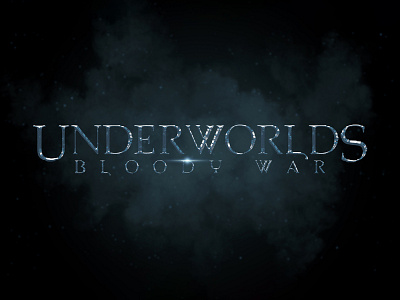 UNDERWORLD: BLOOD WAR | Text Effect - Photoshop Template 3d 3d text cinematic design download file film horror logo mockup movie photoshop psd template underworld vampire werewolf