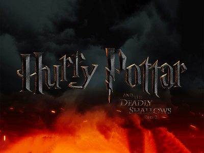 HARRY POTTER 7.2 | Text Effect - Photoshop Template 3d 3d text cinematic design download file film harry potter hogwarts logo magic mockup movie photoshop psd template voldemort wizard