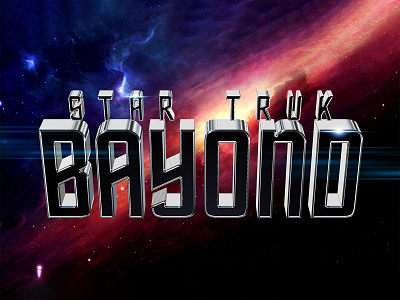 STAR TREK: BEYOND | Text Effect - Photoshop Template