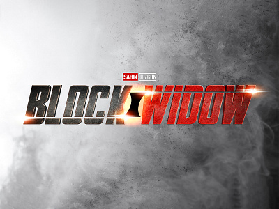 BLACK WIDOW | Text Effect - Photoshop Template 3d 3d text avengers black widow cinematic design download file film logo marvel mcu mockup movie photoshop psd superhero template