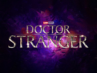 DOCTOR STRANGE | Text Effect - Photoshop Template