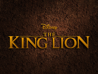 THE LION KING | Text Effect - Photoshop Template by Sahin Düzgün on ...