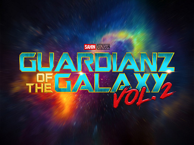 GUARDIANS OF THE GALAXY-VOL.2 | Text Effect - Photoshop Template