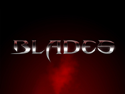 BLADE II | Text Effect - Photoshop Template 3d 3d text blade 2 cinematic design download file film horror logo marvel mockup movie photoshop psd template vampire