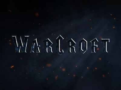 WARCRAFT | Text Effect - Photoshop Template