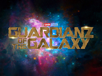 GUARDIANS OF THE GALAXY | Text Effect - Photoshop Template