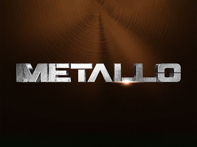 METALLO | Text Effect - Photoshop Template 3d 3d text design logo metal metallo mockup photoshop steel template texture