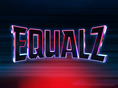EQUALZ | Text Effect - Photoshop Template
