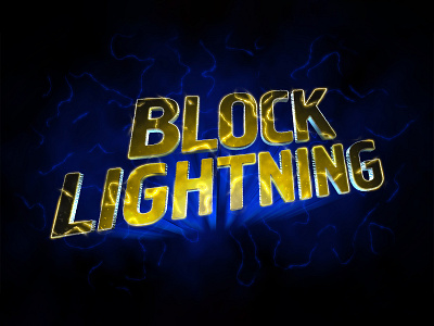 BLACK LIGHTNING | Text Effect - Photoshop Template
