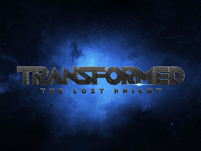 TRANSFORMERS-THE LAST KNIGHT | Text Effect - Photoshop Template