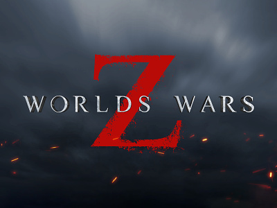 WORLD WAR Z | Text Effect - Photoshop Template 3d 3d text design download file film horror logo mockup movie photoshop psd template world war z zombies