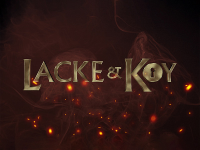 LOCKE & KEY | Text Effect - Photoshop Template