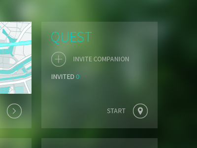 Questure "Quest" adventure app design city nature quest questure web design