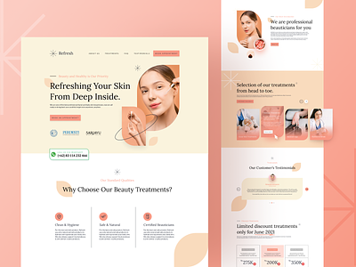 ✳REFRESH - Landing Page Design ✳