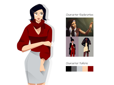 Character Illustration Exploration 🔑 Woman, Fashion, Stylish beauty character character design creative design fashion graphicdesign illustration illustrator mascot model modern smart stylish teacher ui vector