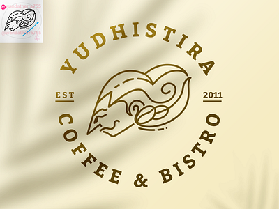 ☕ YUDHISTIRA COFFEE & BISTRO - Logo Design ☕ bistro branding business cafe coffee coffee shop creative design graphicdesign identity illustrator letter logo logo design logo designer logos minimalist modern ui vector