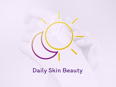 ☀️ 🌙Daily Skin Beauty - Skincare Logo Design ☀️ 🌙