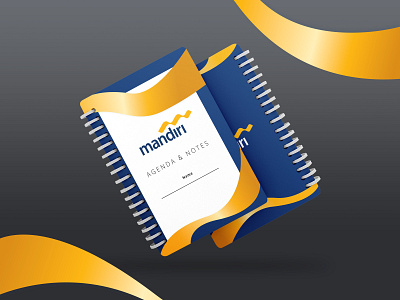 📓Agenda Planner "MANDIRI" - 10 Pages of Agenda Planner Design📓 agenda booklet branding business creative design editorial graphic design indesign logo notebook planner