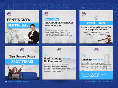 💼 Certification Programme Instagram Feeds - LDP BALI Certif ads ads design advertisement branding creative design graphic design graphicdesign instafeed instagram social media social media ads ui