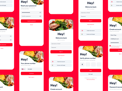 Hey! Food Delivery App