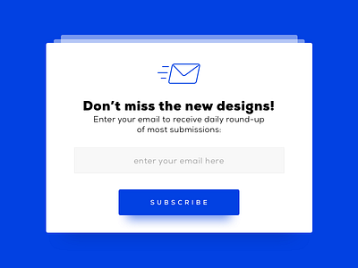 Subscribe - Daily UI #026 daily design email field minimal newsletter subscribe ui