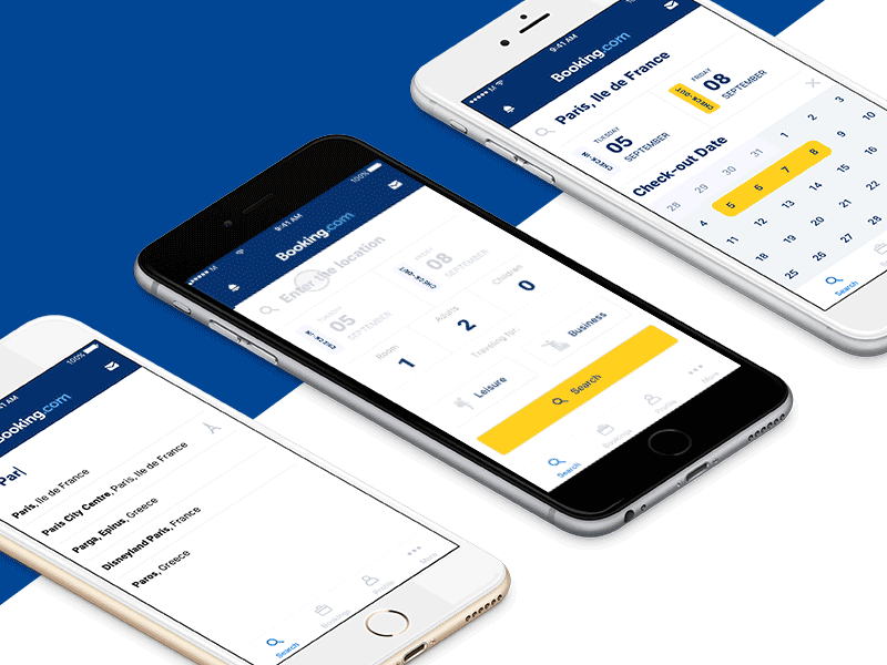 Booking.com Concept App Redesign